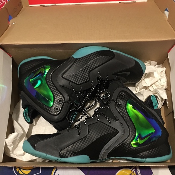 Nike Other - Nike Lil Penny Posite Black Hyper Jade